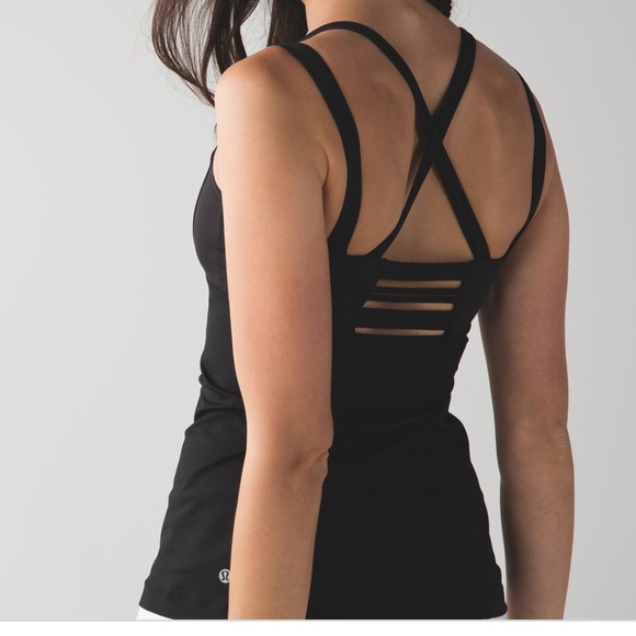 lululemon athletica Tops - Lululemon “Happy Strappy Tank” NWT black
